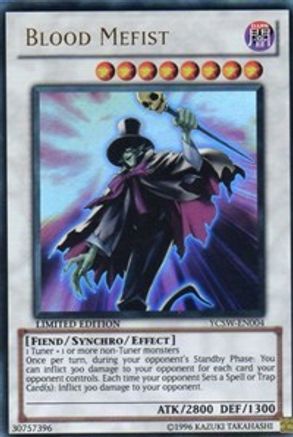 Blood Mefist (YCSW-EN004) - Yu-Gi-Oh! Championship Series Prize Cards Limited Yu-Gi-Oh! Championship Series Prize Cards Yugioh Single  Squirtle Squad Card Shop.