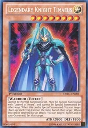 Legendary Knight Timaeus (DRLG-EN001) - Dragons of Legend 1st Edition Dragons of Legend Yugioh Single  Squirtle Squad Card Shop.