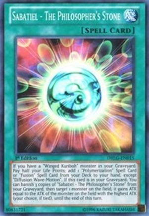 Sabatiel - The Philosopher's Stone (DRLG-EN015) - Dragons of Legend 1st Edition Dragons of Legend Yugioh Single  Squirtle Squad Card Shop.