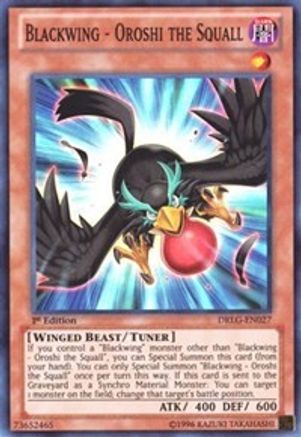 Blackwing - Oroshi the Squall (DRLG-EN027) - Dragons of Legend 1st Edition Dragons of Legend Yugioh Single  Squirtle Squad Card Shop.
