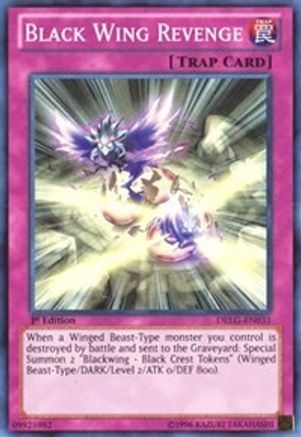 Black Wing Revenge (DRLG-EN031) - Dragons of Legend Unlimited Dragons of Legend Yugioh Single  Squirtle Squad Card Shop.