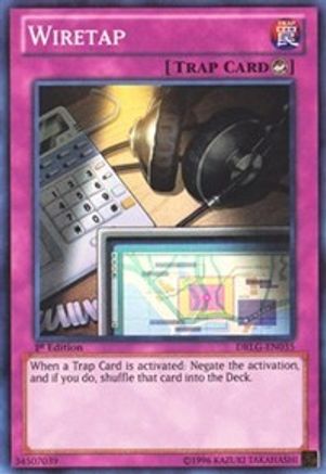 Wiretap (DRLG-EN035) - Dragons of Legend Unlimited Dragons of Legend Yugioh Single  Squirtle Squad Card Shop.