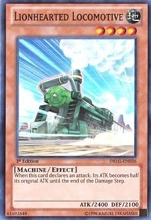 Lionhearted Locomotive (DRLG-EN036) - Dragons of Legend 1st Edition Dragons of Legend Yugioh Single  Squirtle Squad Card Shop.
