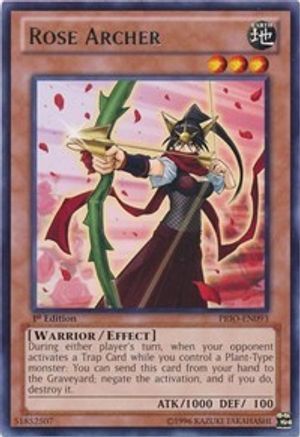 Rose Archer (PRIO-EN093) - Primal Origin Unlimited Primal Origin Yugioh Single  Squirtle Squad Card Shop.