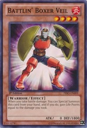 Battlin' Boxer Veil (PRIO-EN009) - Primal Origin Unlimited Primal Origin Yugioh Single  Squirtle Squad Card Shop.