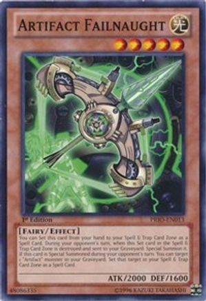 Artifact Failnaught (PRIO-EN013) - Primal Origin 1st Edition Primal Origin Yugioh Single  Squirtle Squad Card Shop.