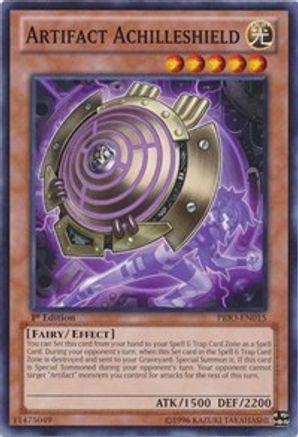 Artifact Achilleshield (PRIO-EN015) - Primal Origin 1st Edition Primal Origin Yugioh Single  Squirtle Squad Card Shop.