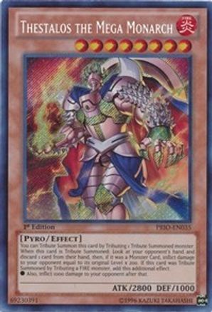 Thestalos the Mega Monarch (PRIO-EN035) - Primal Origin Unlimited Primal Origin Yugioh Single  Squirtle Squad Card Shop.