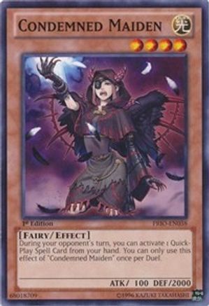 Condemned Maiden (PRIO-EN038) - Primal Origin Unlimited Primal Origin Yugioh Single  Squirtle Squad Card Shop.