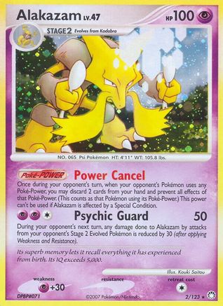 Alakazam 2/123 Holo – Mysterious Treasures – English