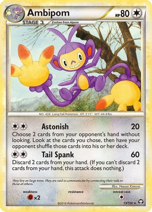 Ambipom  - Reverse Holofoil Triumphant - Rare Triumphant Pokemon Single  Squirtle Squad Card Shop.