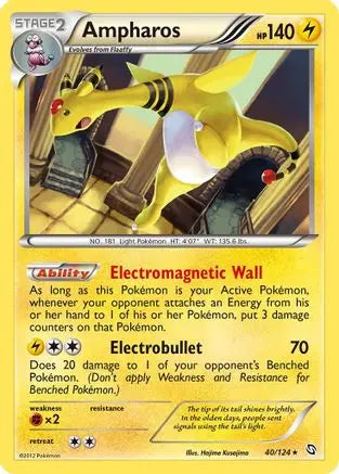 Ampharos  - Holofoil Dragons Exalted - Holo Rare Dragons Exalted Pokemon Single  Squirtle Squad Card Shop.