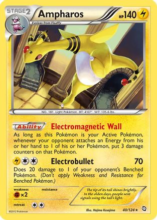 Ampharos  - Holofoil Dragons Exalted - Holo Rare Dragons Exalted Pokemon Single  Squirtle Squad Card Shop.