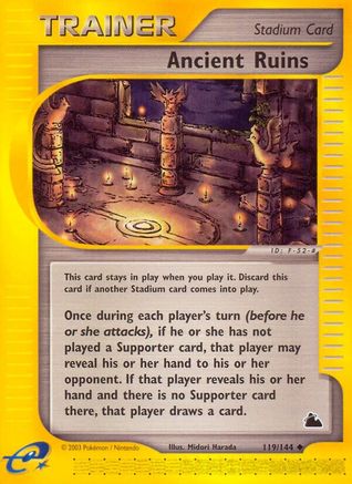 Ancient Ruins  Skyridge - Uncommon Skyridge Pokemon Single  Squirtle Squad Card Shop.