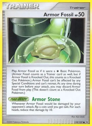 Armor Fossil  - Reverse Holofoil Platinum - Common