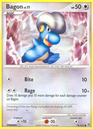 Bagon  - Reverse Holofoil Secret Wonders - Common Secret Wonders Pokemon Single  Squirtle Squad Card Shop.