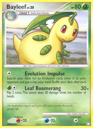 Bayleef 041/123  Mysterious Treasures - Uncommon Mysterious Treasures Pokemon Single  Squirtle Squad Card Shop.