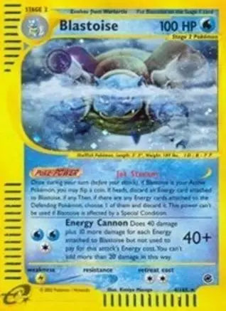 Blastoise (4)  - Holofoil Expedition - Holo Rare