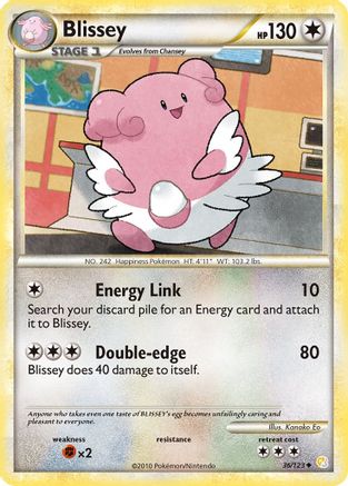 Blissey 036  HeartGold SoulSilver - Uncommon HeartGold SoulSilver Pokemon Single  Squirtle Squad Card Shop.