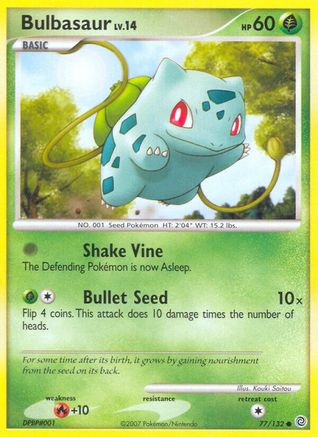 Bulbasaur 077  Secret Wonders - Common Secret Wonders Pokemon Single  Squirtle Squad Card Shop.