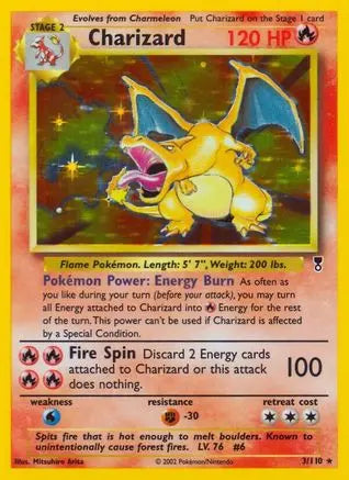 Charizard  - Holofoil Legendary Collection - Holo Rare Legendary Collection Pokemon Single  Squirtle Squad Card Shop.