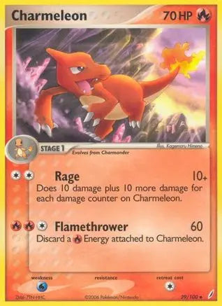 Charmeleon/100  Crystal Guardians - Uncommon Crystal Guardians Pokemon Single  Squirtle Squad Card Shop.