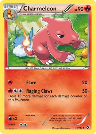 Charmeleon 018  Legendary Treasures - Uncommon Legendary Treasures Pokemon Single  Squirtle Squad Card Shop.