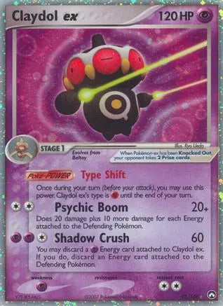 Claydol ex  - Holofoil Power Keepers - Ultra Rare