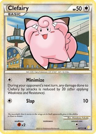 Clefairy 060  HeartGold SoulSilver - Common HeartGold SoulSilver Pokemon Single  Squirtle Squad Card Shop.