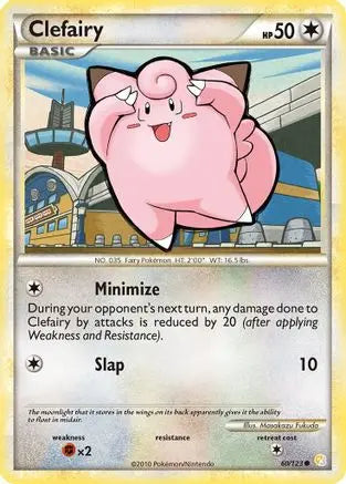 Clefairy 060  HeartGold SoulSilver - Common HeartGold SoulSilver Pokemon Single  Squirtle Squad Card Shop.