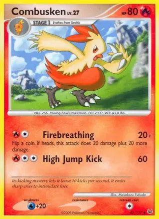 Combusken  Platinum - Uncommon Platinum Pokemon Single  Squirtle Squad Card Shop.