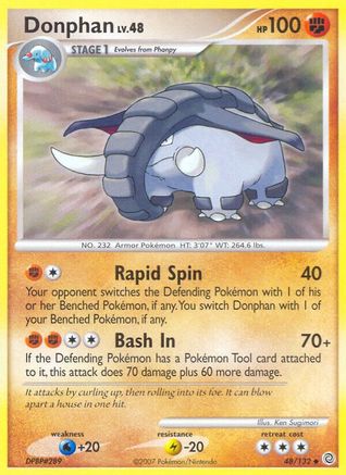 Donphan  - Reverse Holofoil Secret Wonders - Uncommon Secret Wonders Pokemon Single  Squirtle Squad Card Shop.