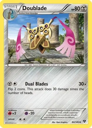 Doublade  - Reverse Holofoil XY Base Set - Uncommon