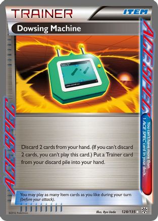 Dowsing Machine  - Holofoil Plasma Storm - Rare Ace Plasma Storm Pokemon Single  Squirtle Squad Card Shop.