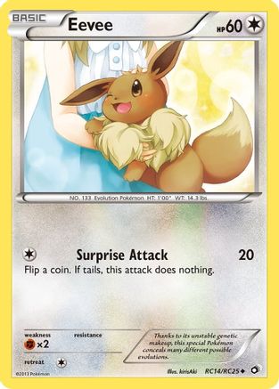 Eevee RC14/RC25 – Legendary Treasures Radiant Collection – English