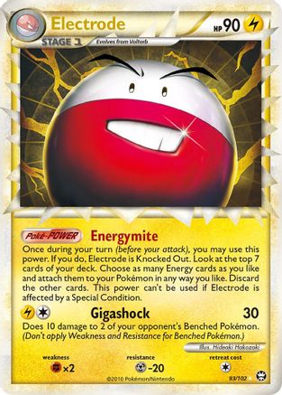 Electrode Prime 93/102 Holo – Triumphant – English