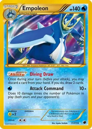 Empoleon (117 Secret Rare)  - Holofoil Plasma Freeze - Secret Rare