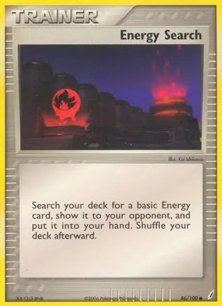 Energy Search 086 - Reverse Holofoil Crystal Guardians - Common Crystal Guardians Pokemon Single  Squirtle Squad Card Shop.