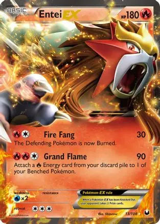 Entei EX  - Holofoil Dark Explorers - Ultra Rare