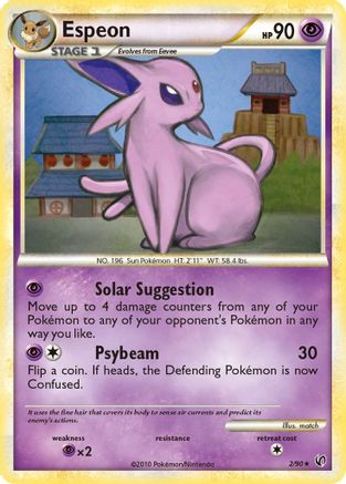 Espeon 2/90 Holo – Undaunted – English