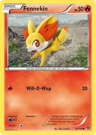 Fennekin 024  XY Base Set - Common