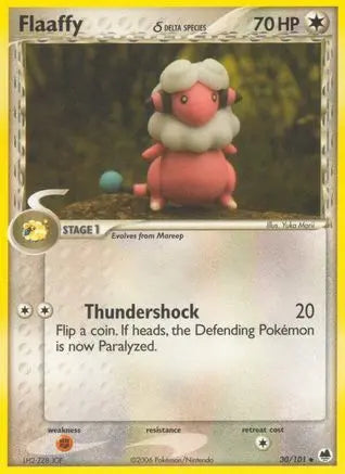 Flaaffy (Delta Species) 030 - Reverse Holofoil Dragon Frontiers - Uncommon Dragon Frontiers Pokemon Single  Squirtle Squad Card Shop.