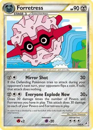 Forretress  - Reverse Holofoil Call of Legends - Holo Rare Call of Legends Pokemon Single  Squirtle Squad Card Shop.