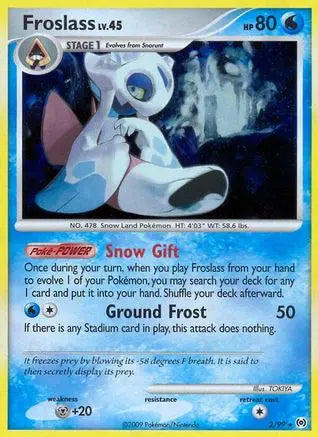 Froslass 002/99  - Holofoil Arceus - Holo Rare Arceus Pokemon Single  Squirtle Squad Card Shop.
