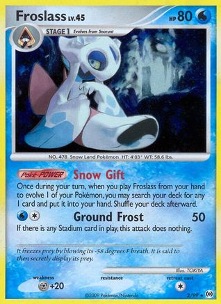 Froslass 002/99  - Holofoil Arceus - Holo Rare Arceus Pokemon Single  Squirtle Squad Card Shop.