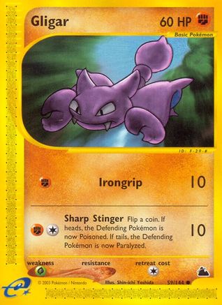 Gligar  Skyridge - Common Skyridge Pokemon Single  Squirtle Squad Card Shop.