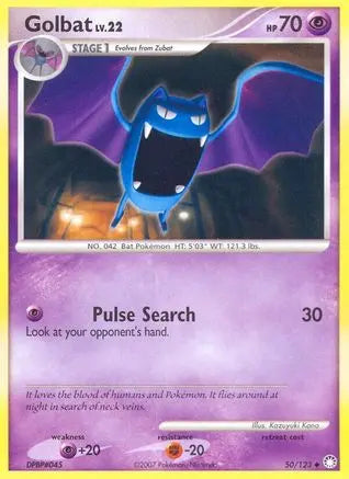 Golbat  - Reverse Holofoil Mysterious Treasures - Uncommon Mysterious Treasures Pokemon Single  Squirtle Squad Card Shop.