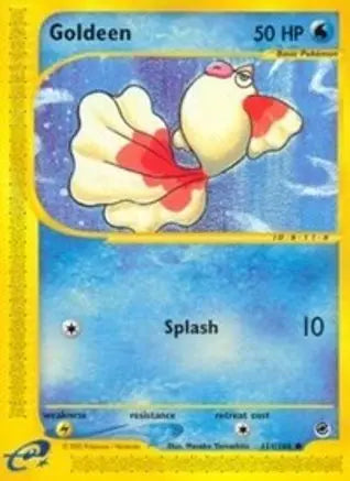 Goldeen 111  Expedition - Common Expedition Pokemon Single  Squirtle Squad Card Shop.