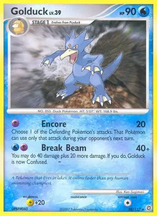 Golduck 028  - Reverse Holofoil Secret Wonders - Rare Secret Wonders Pokemon Single  Squirtle Squad Card Shop.