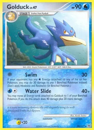 Golduck  - Reverse Holofoil Platinum - Rare